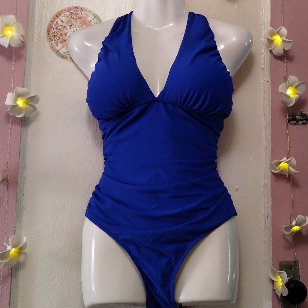 You Dian (L) Royal Blue One Piece
